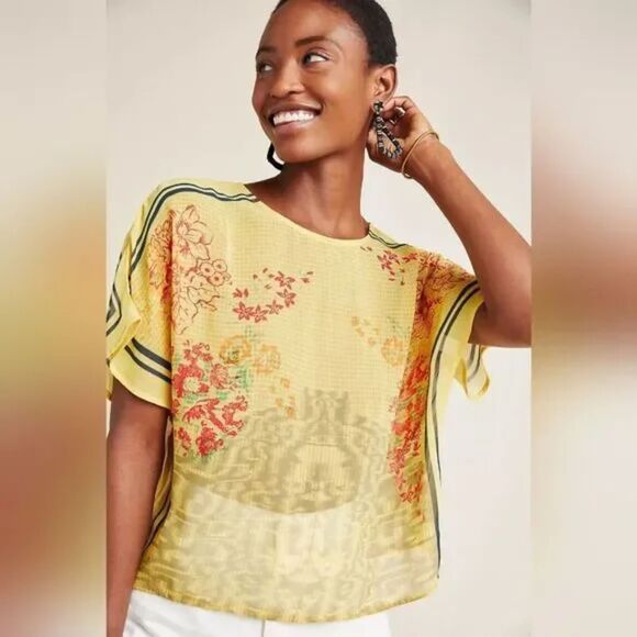 Kavita Bhartia Dallas Blouse. Size Small. - Picture 1 of 11